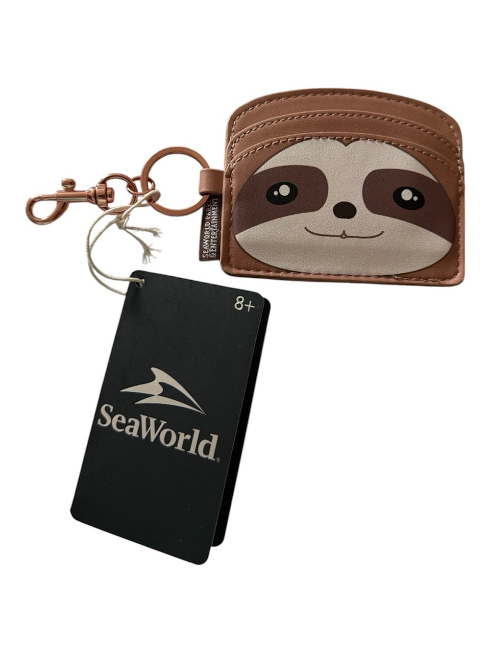 Loungefly SeaWorld Exclusive Sloth Cardholder with Keychain 🆕